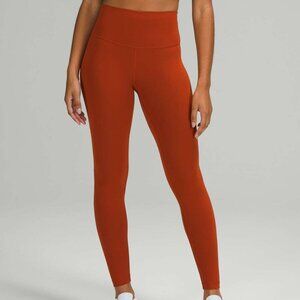 Lululemon Wunder Train High-Rise 28” Tight, AZTEC BRICK, size 8